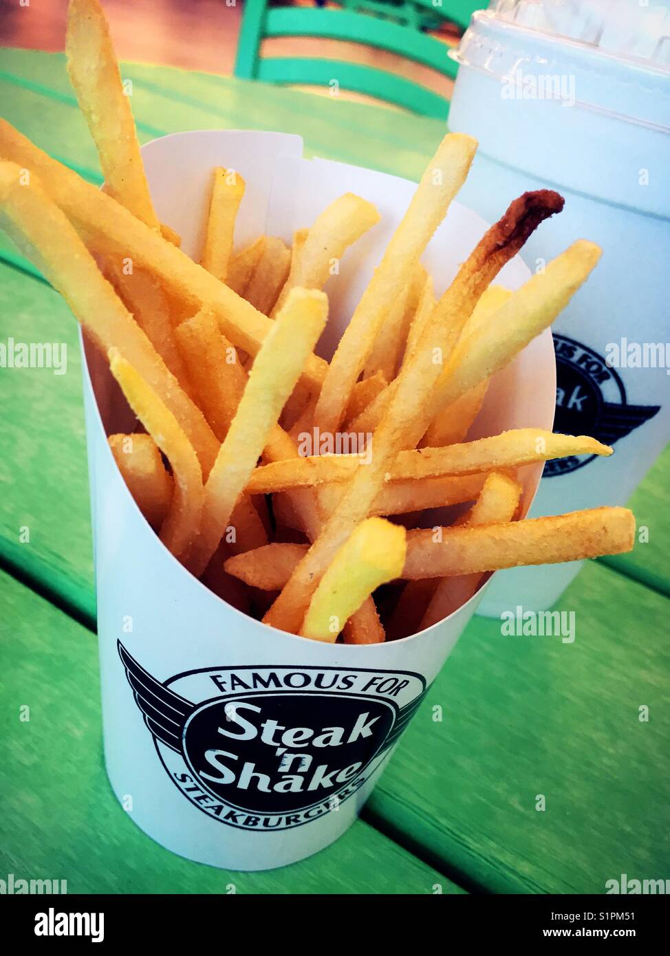 steak and Shake French fries,USA Stock Photo - Alamy