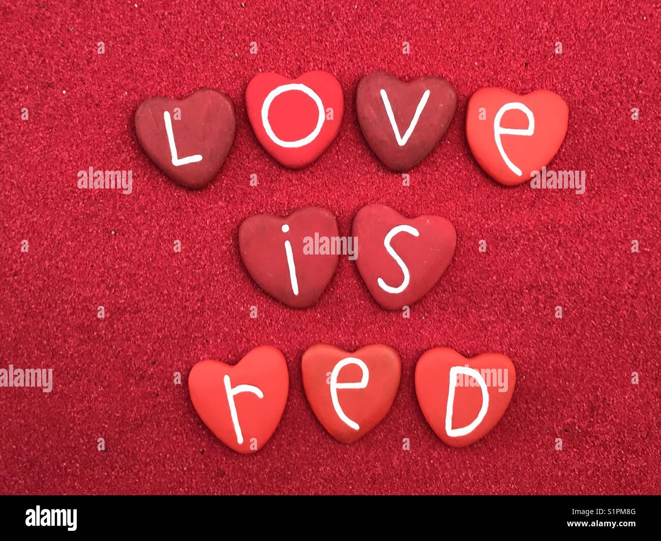 Love is red Stock Photo