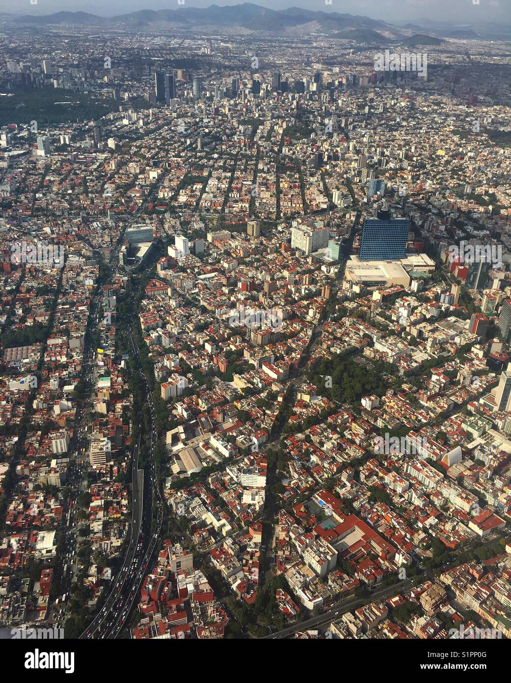 Aerial view mexico city hi-res stock photography and images - Alamy