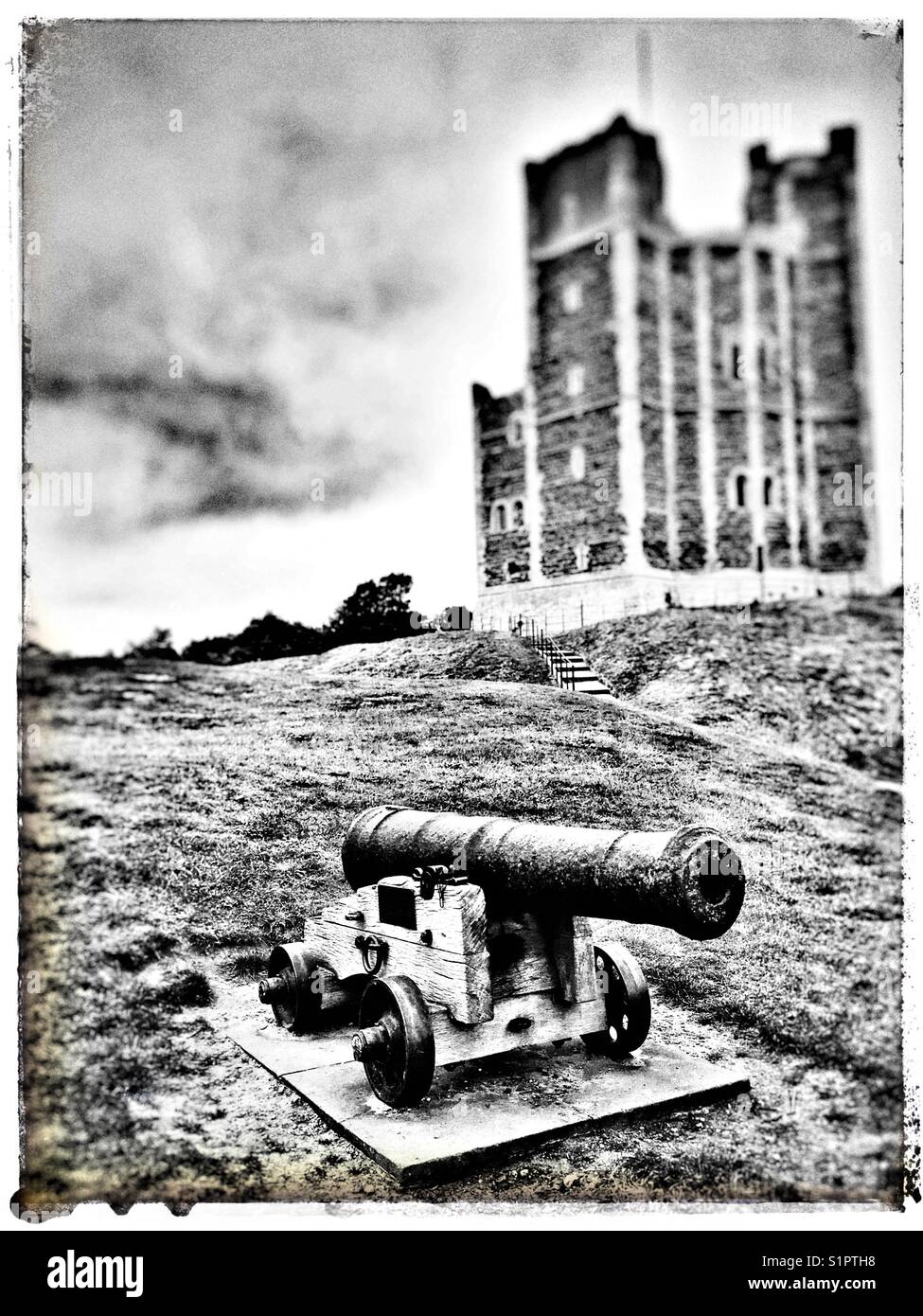 Orford castle Suffolk England - Smartphone Captured Stock Image