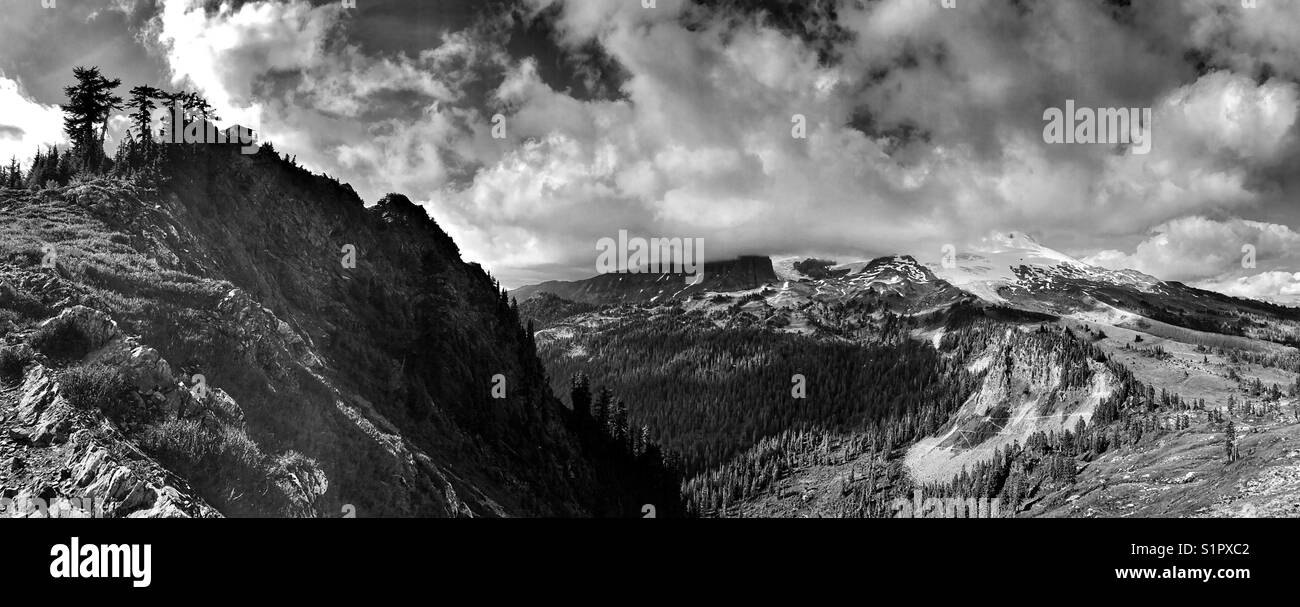 North Cascades lookout Stock Photo