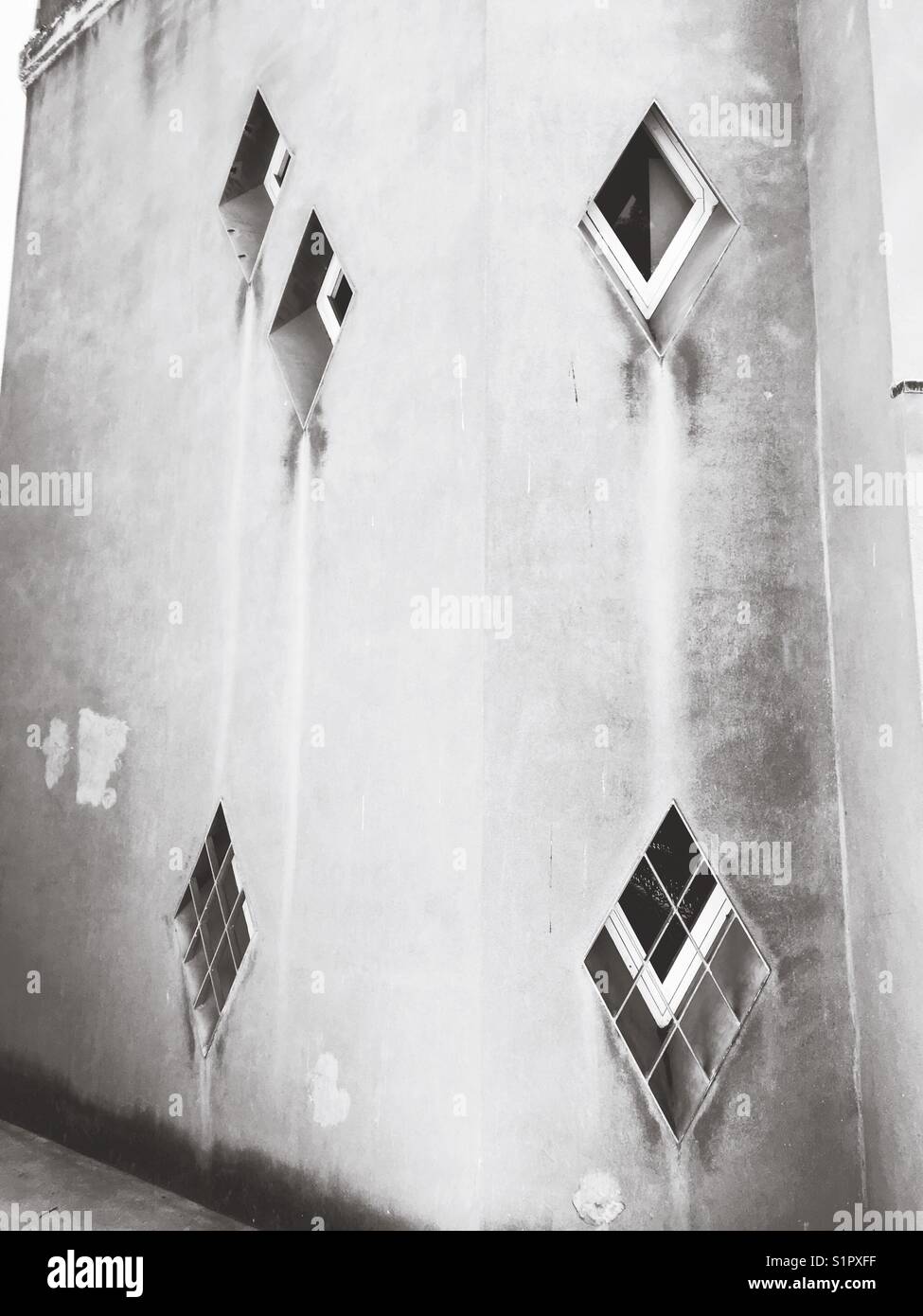 Diamond shaped windows hi-res stock photography and images - Alamy