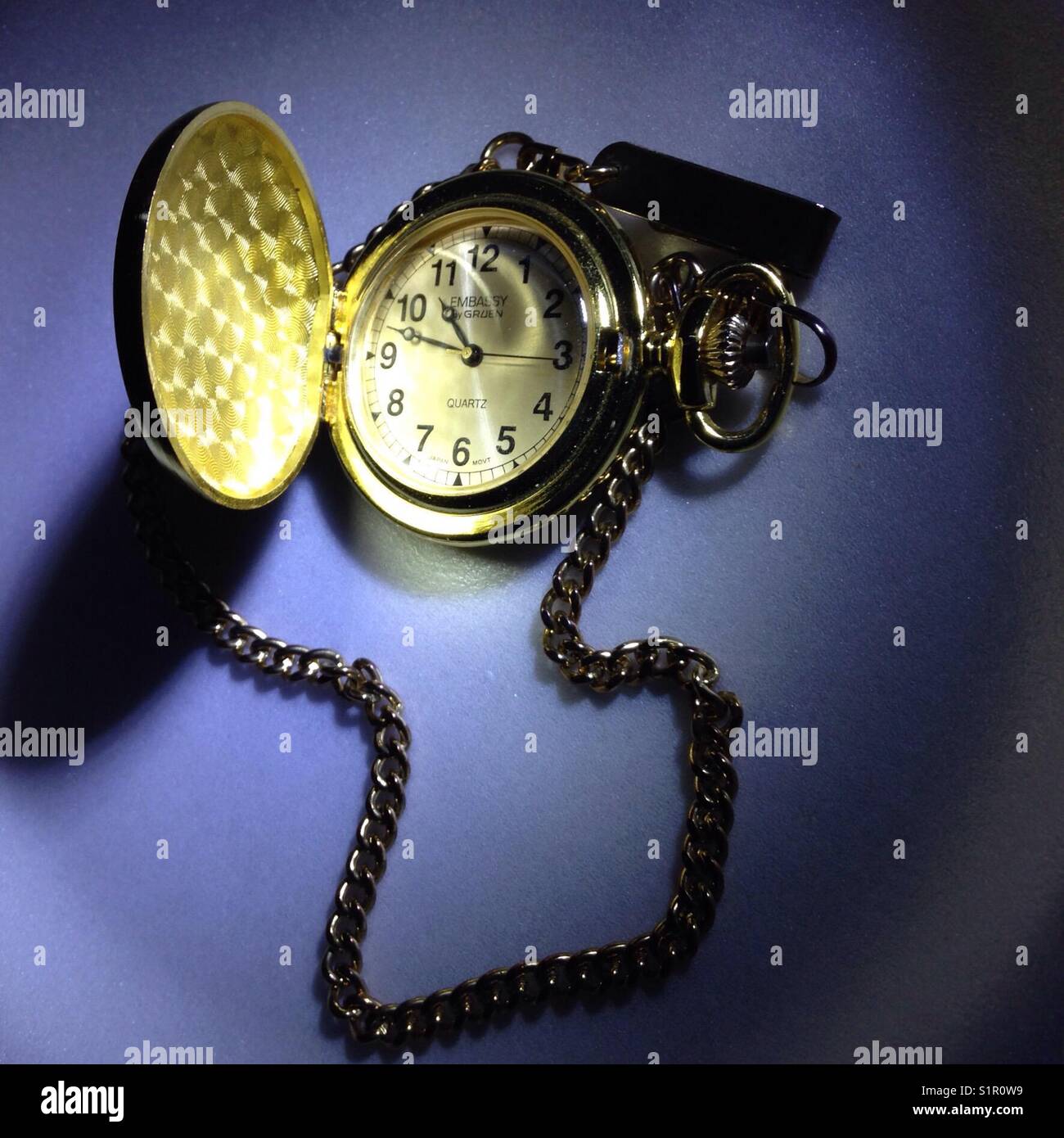 Still life of an elegant pocket watch Stock Photo Alamy
