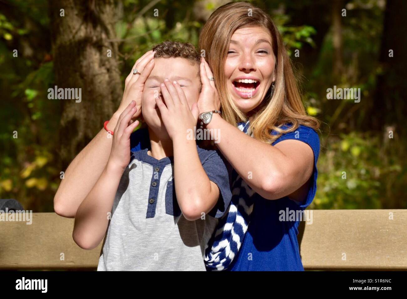 Boy shy hi-res stock photography and images - Alamy
