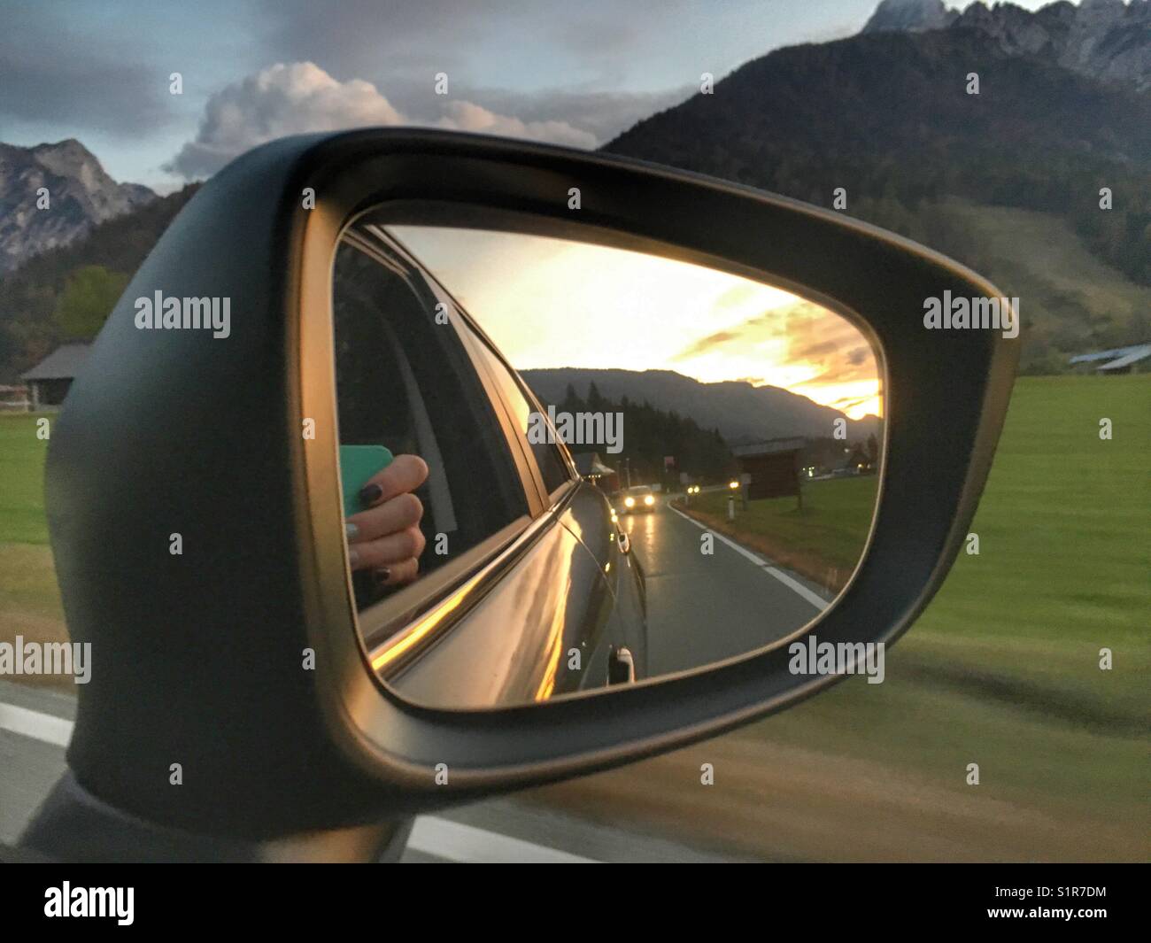 objects are closer than they appear Stock Photo Alamy
