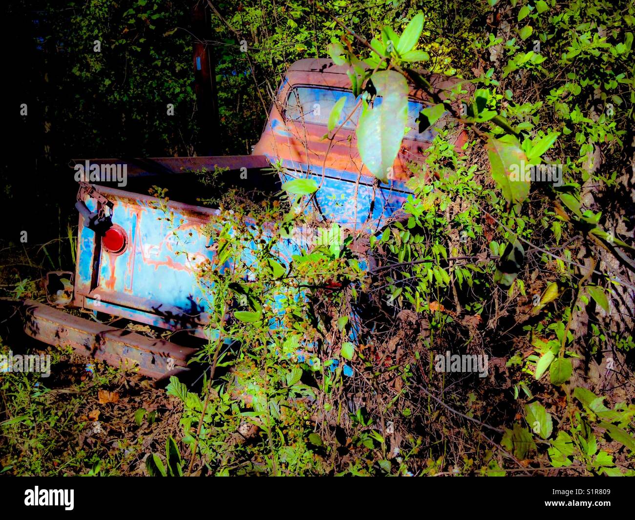 Abandoned truck - Smartphone Captured Stock Image
