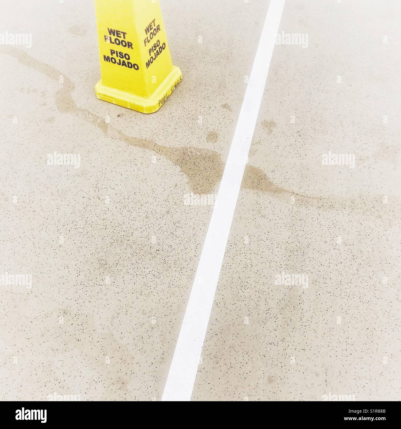 Wet floor hazard warning hi-res stock photography and images - Alamy