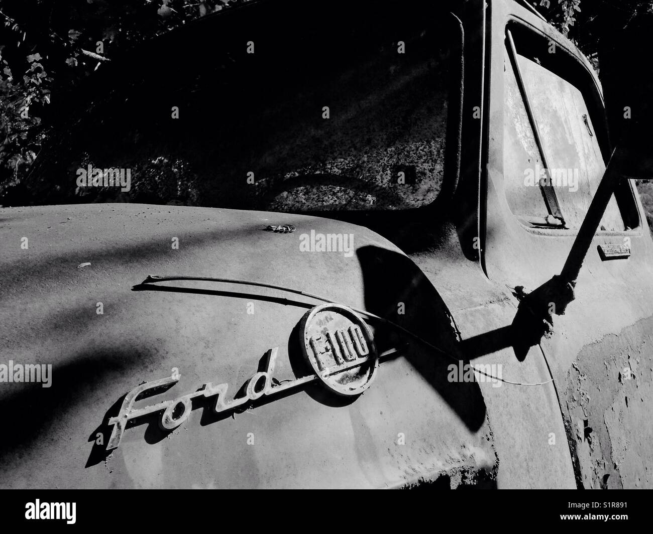 Ford F100 - Smartphone Captured Stock Image