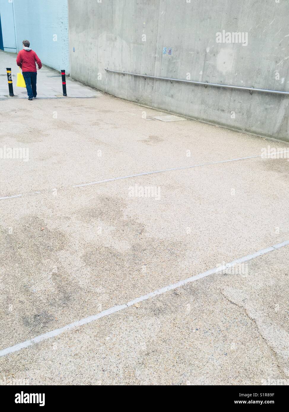 Urban walk in Southbank in London, England - Smartphone Captured Stock Image