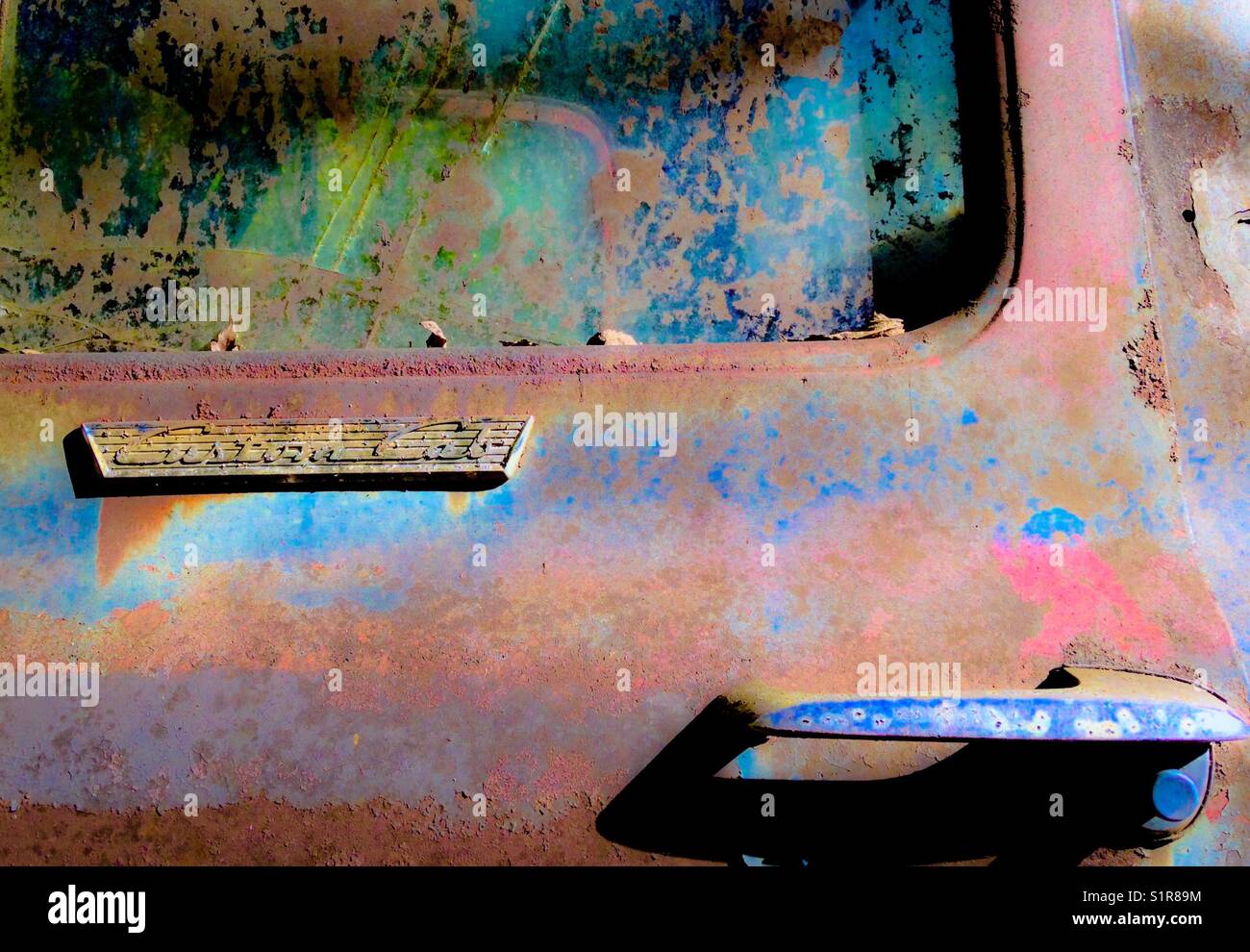 Custom Cab door - Smartphone Captured Stock Image