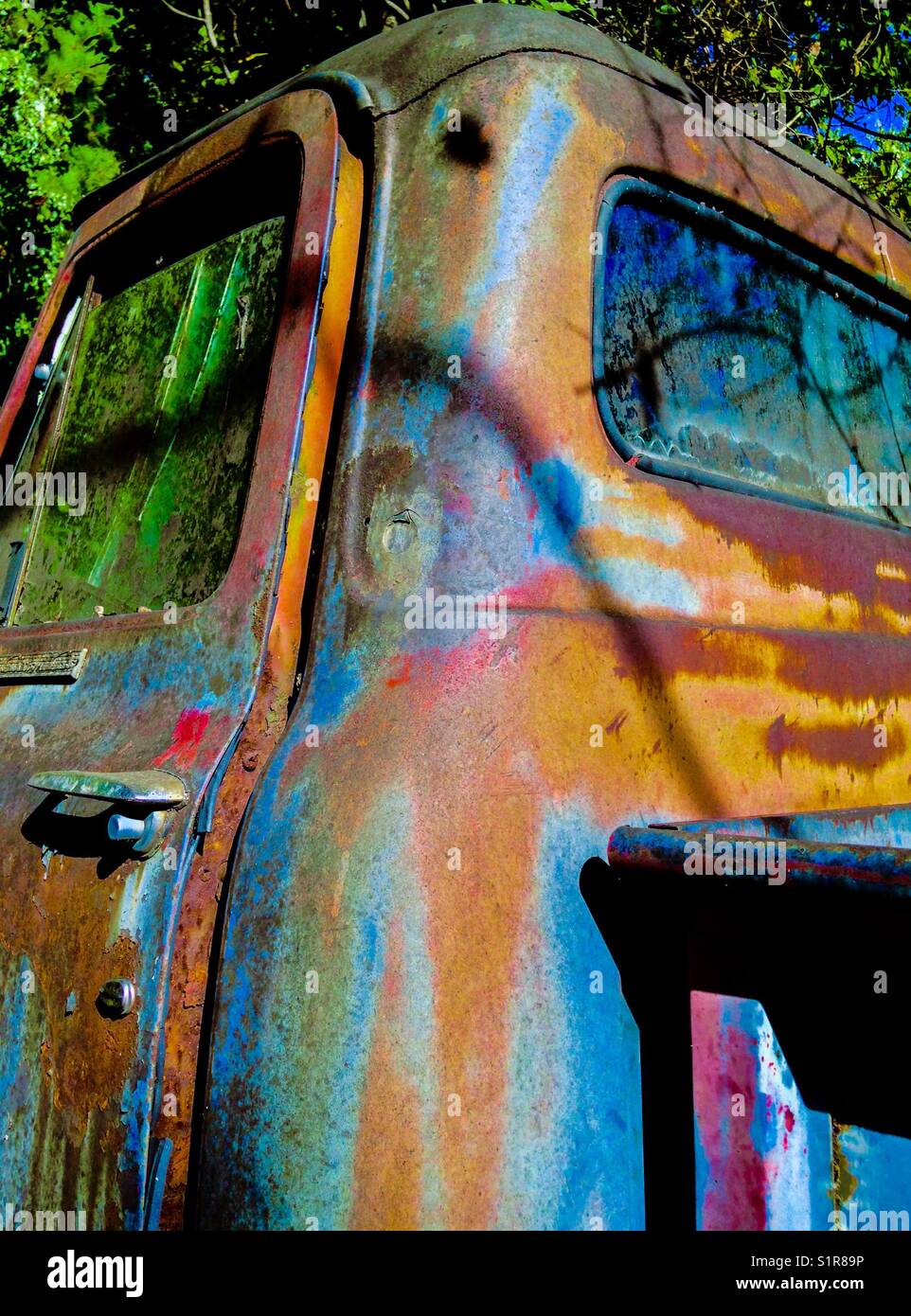 Rusty truck - Smartphone Captured Stock Image