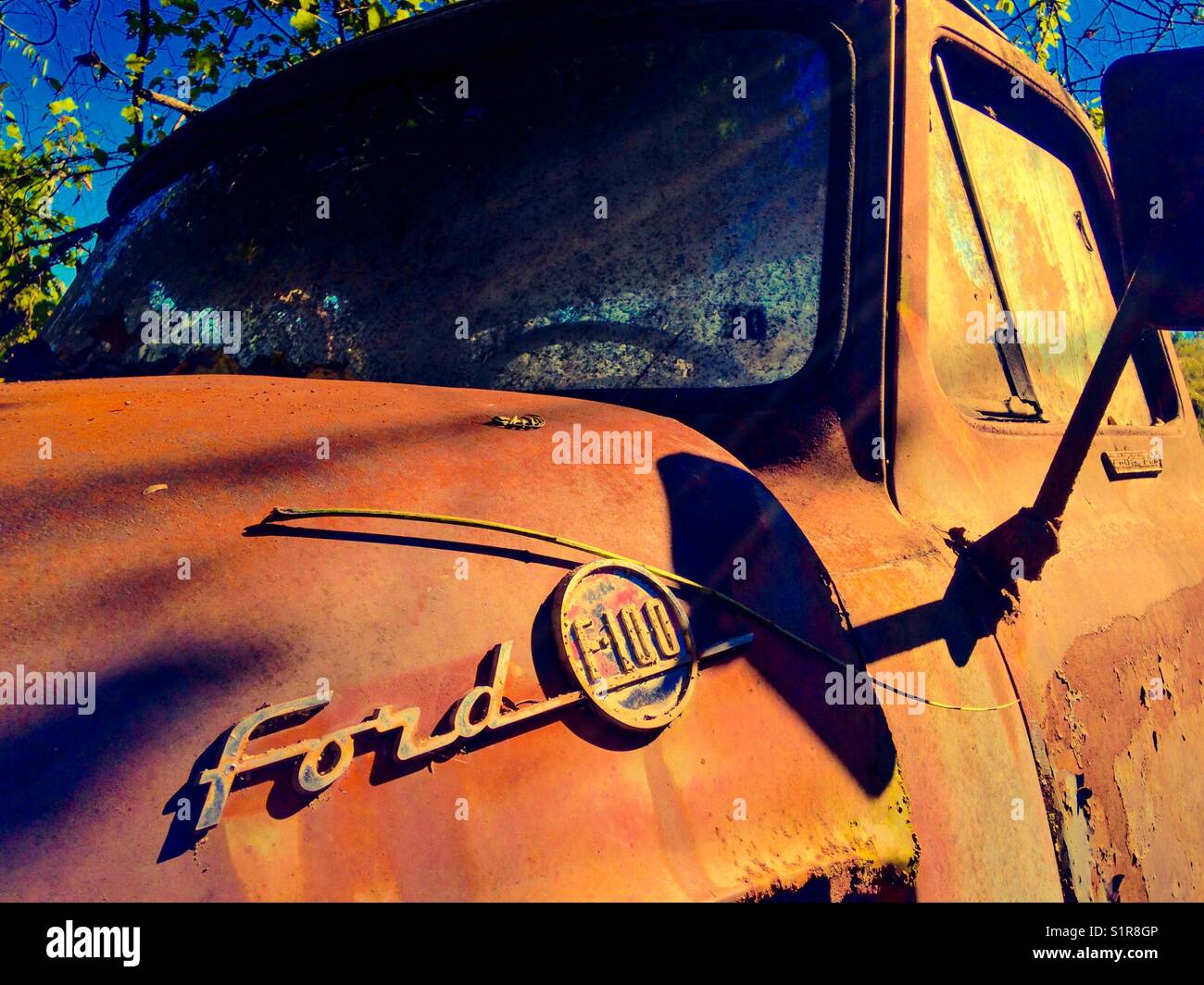Vintage Ford pickup - Smartphone Captured Stock Image