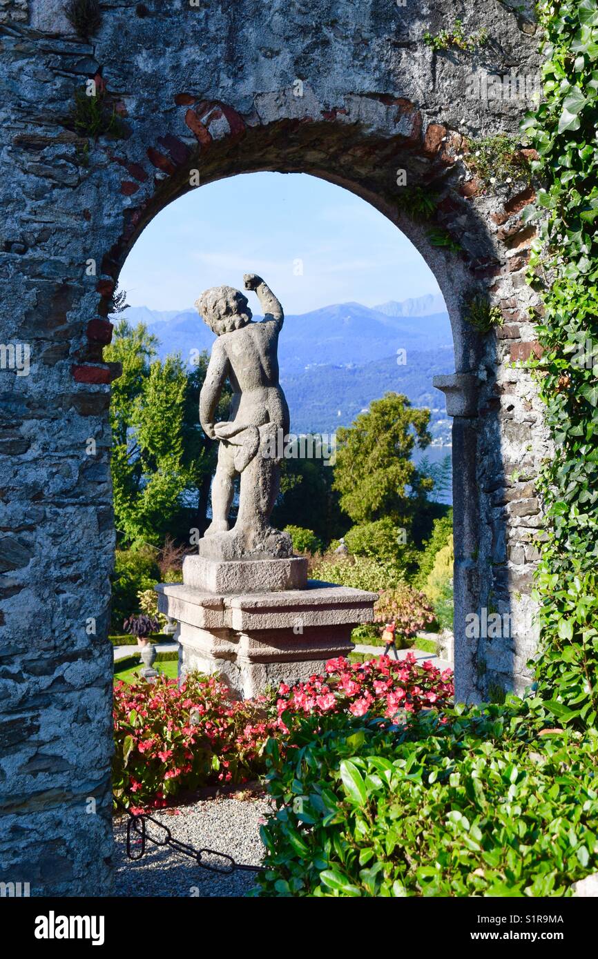 Through the arch - Smartphone Captured Stock Image