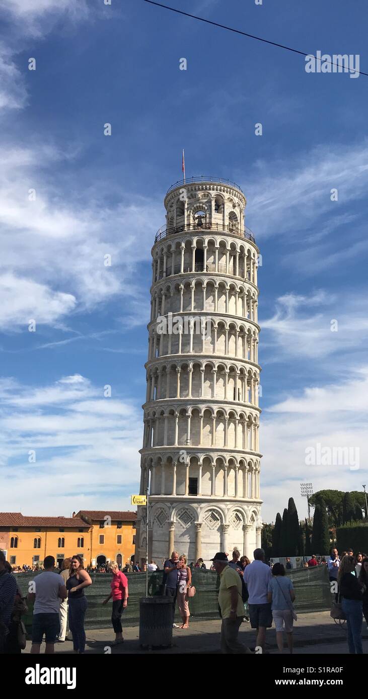 Leaning Tower of Pisa, Italy (2017) Stock Photo