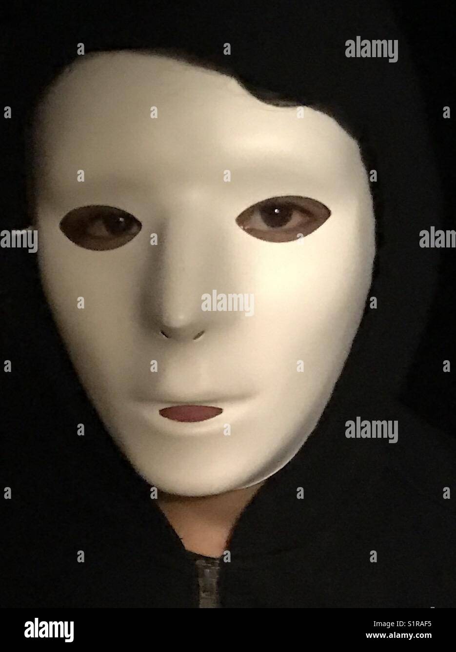 Creepy Halloween mask Stock Photo