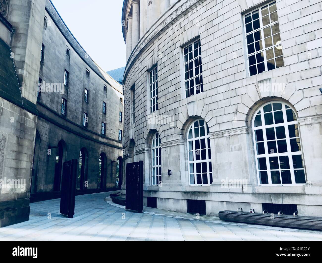 Library in Manchester in England - Smartphone Captured Stock Image