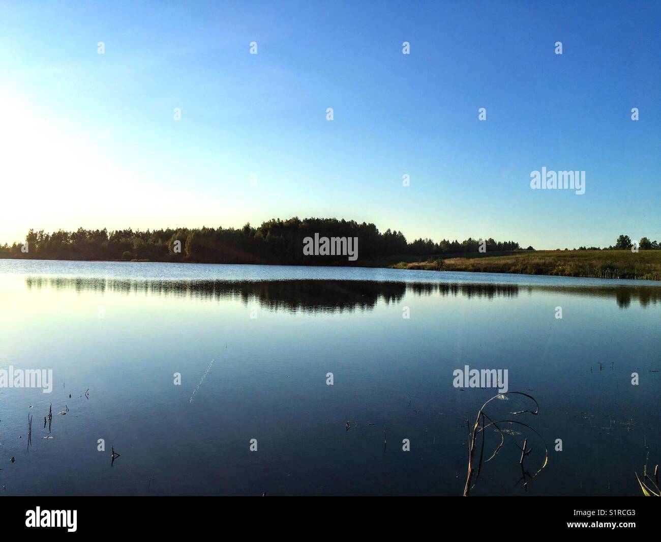mirror lake - Smartphone Captured Stock Image
