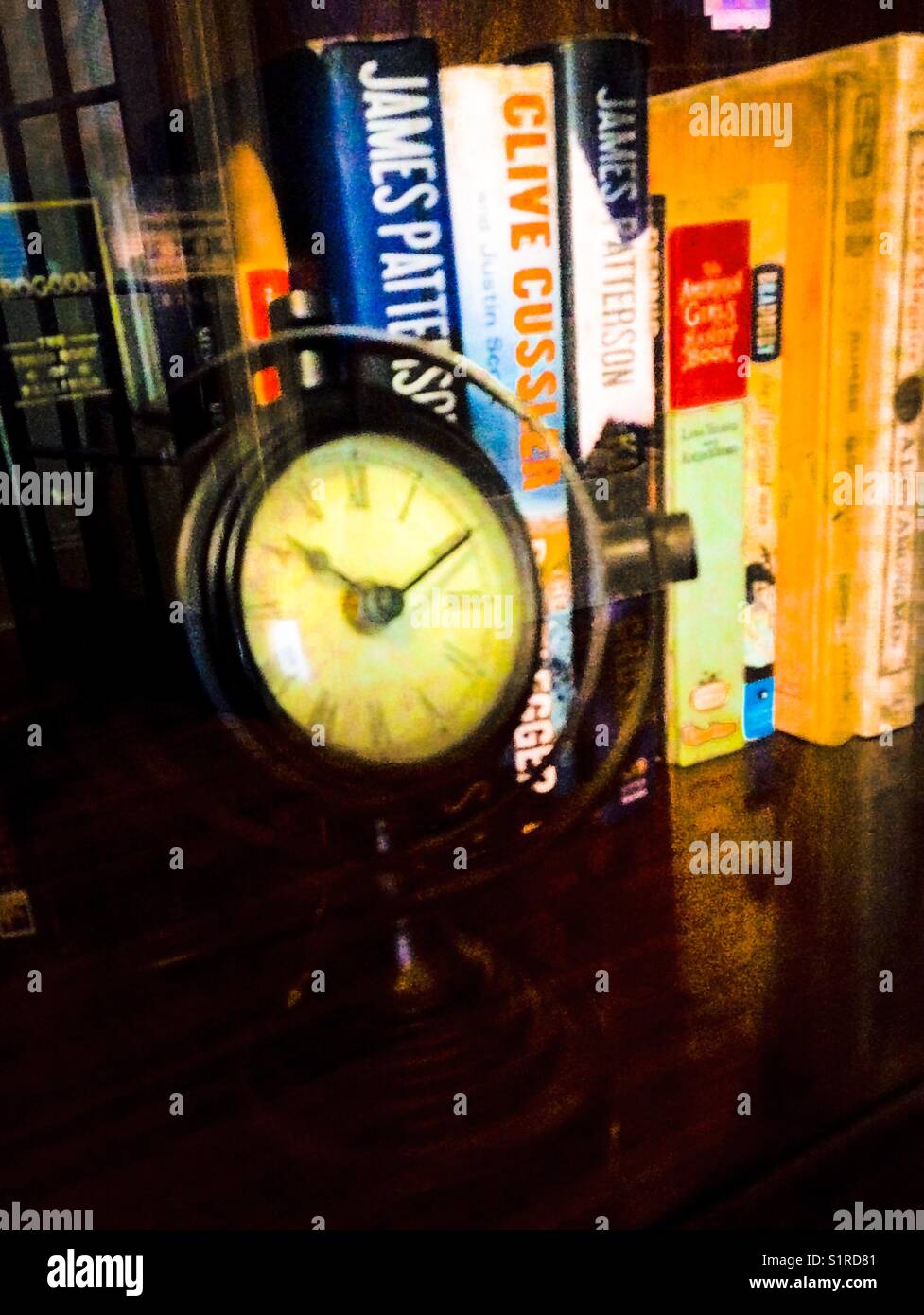 Time to read - Smartphone Captured Stock Image