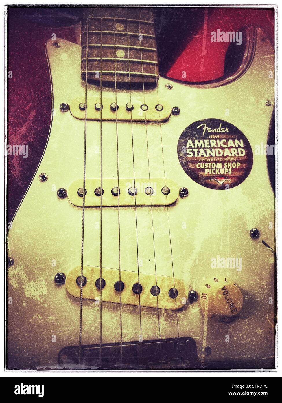 American made Fender guitar Stock Photo Alamy