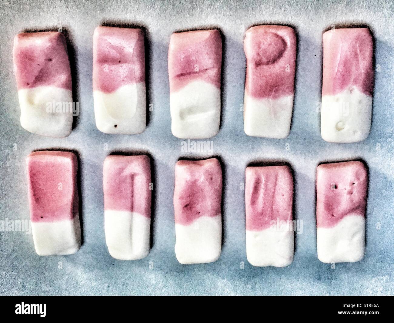 Drumsticks Squashies sweets - Smartphone Captured Stock Image