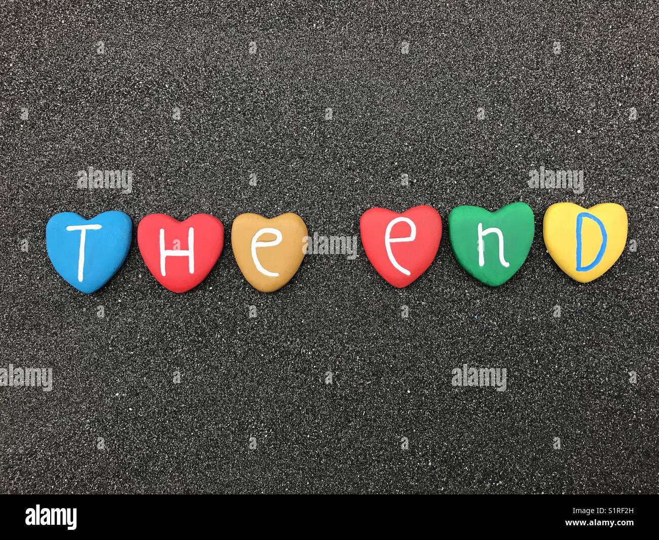 The End - Smartphone Captured Stock Image