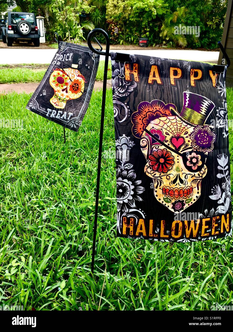 Happy Halloween - Smartphone Captured Stock Image