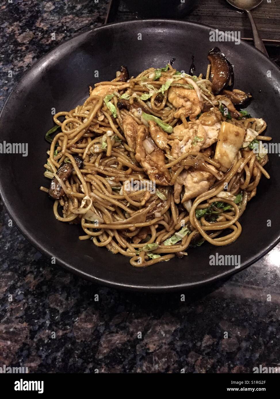 chinese noodles with chicken, karachi, pakistan Stock Photo Alamy