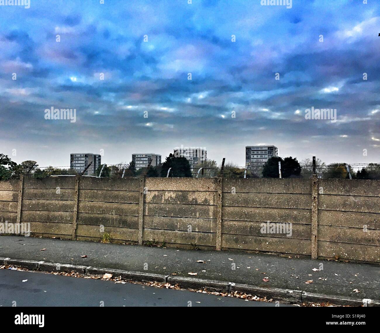 View of Council flats, South London Stock Photo Alamy