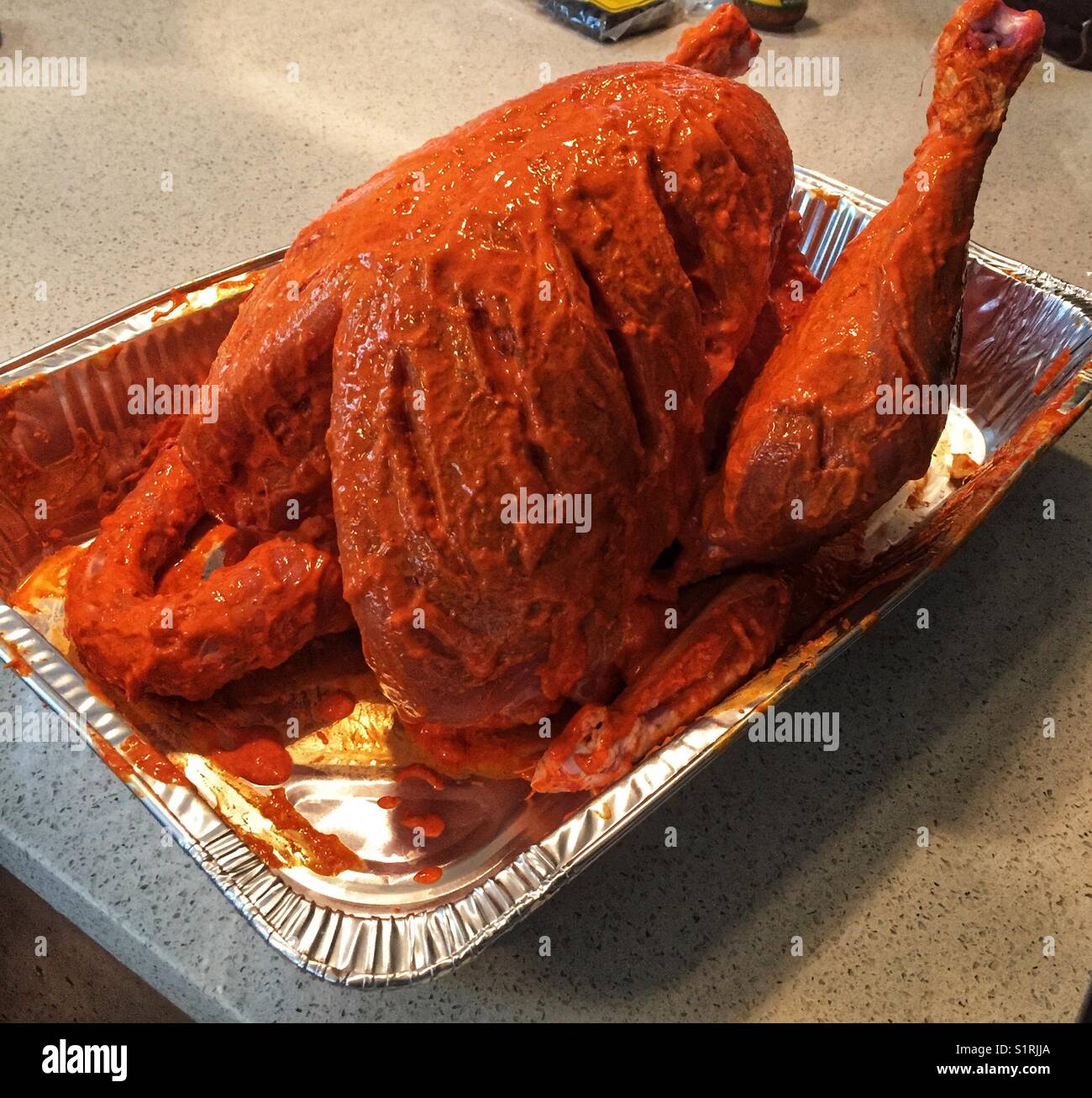 Marinated turkey hi-res stock photography and images - Alamy