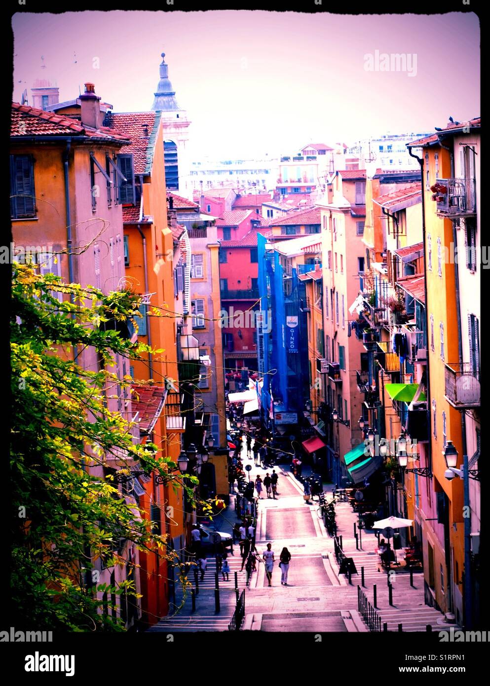 Street in Nice, France Stock Photo Alamy