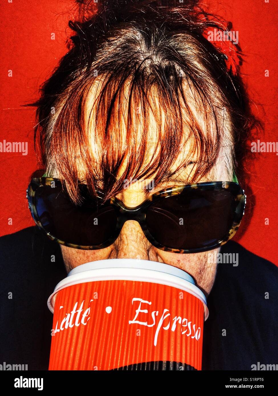 Coffee to go - Smartphone Captured Stock Image