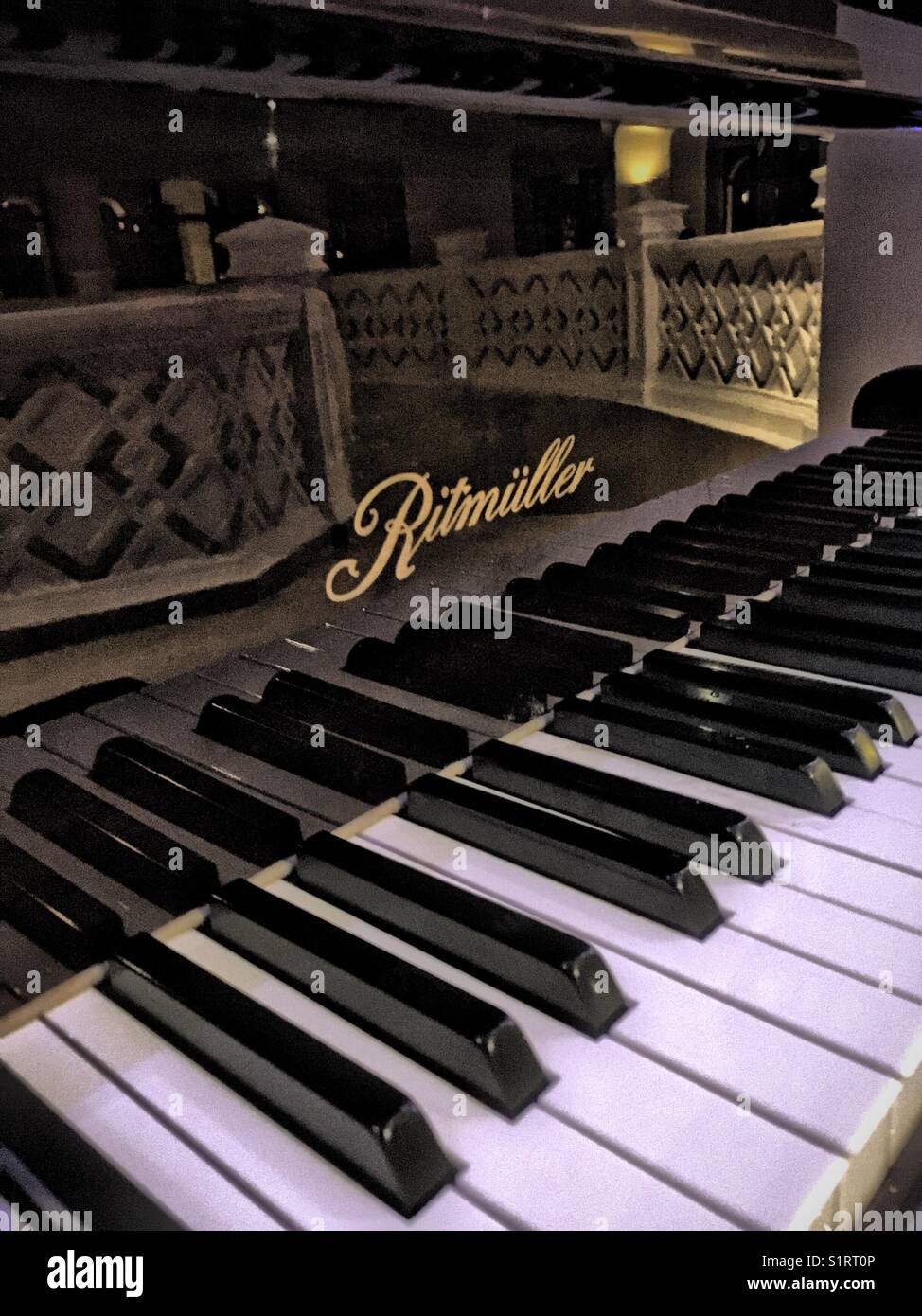 ...piano bar... bar piano... I like it...! - Smartphone Captured Stock Image