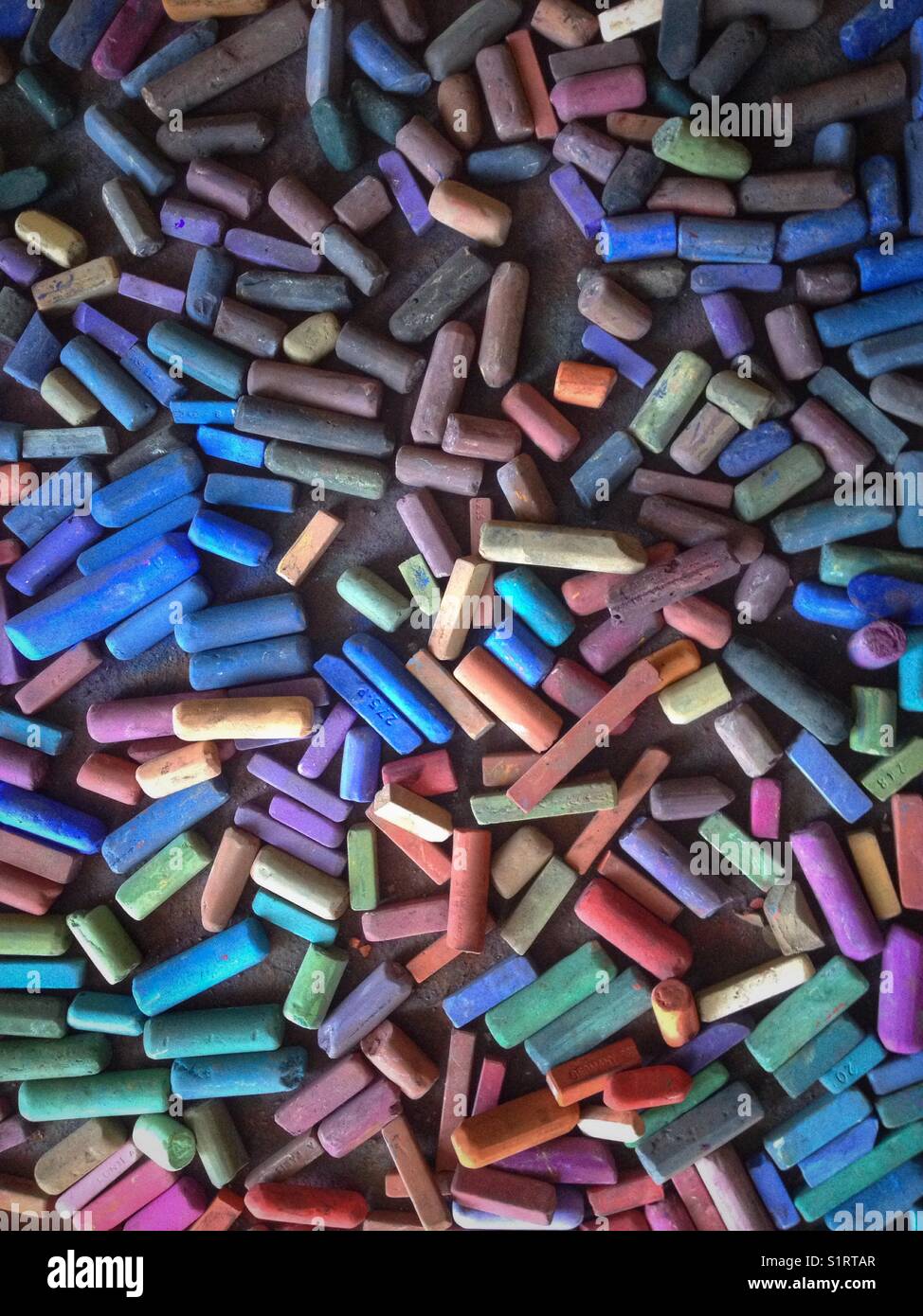 Pastel still life - Smartphone Captured Stock Image