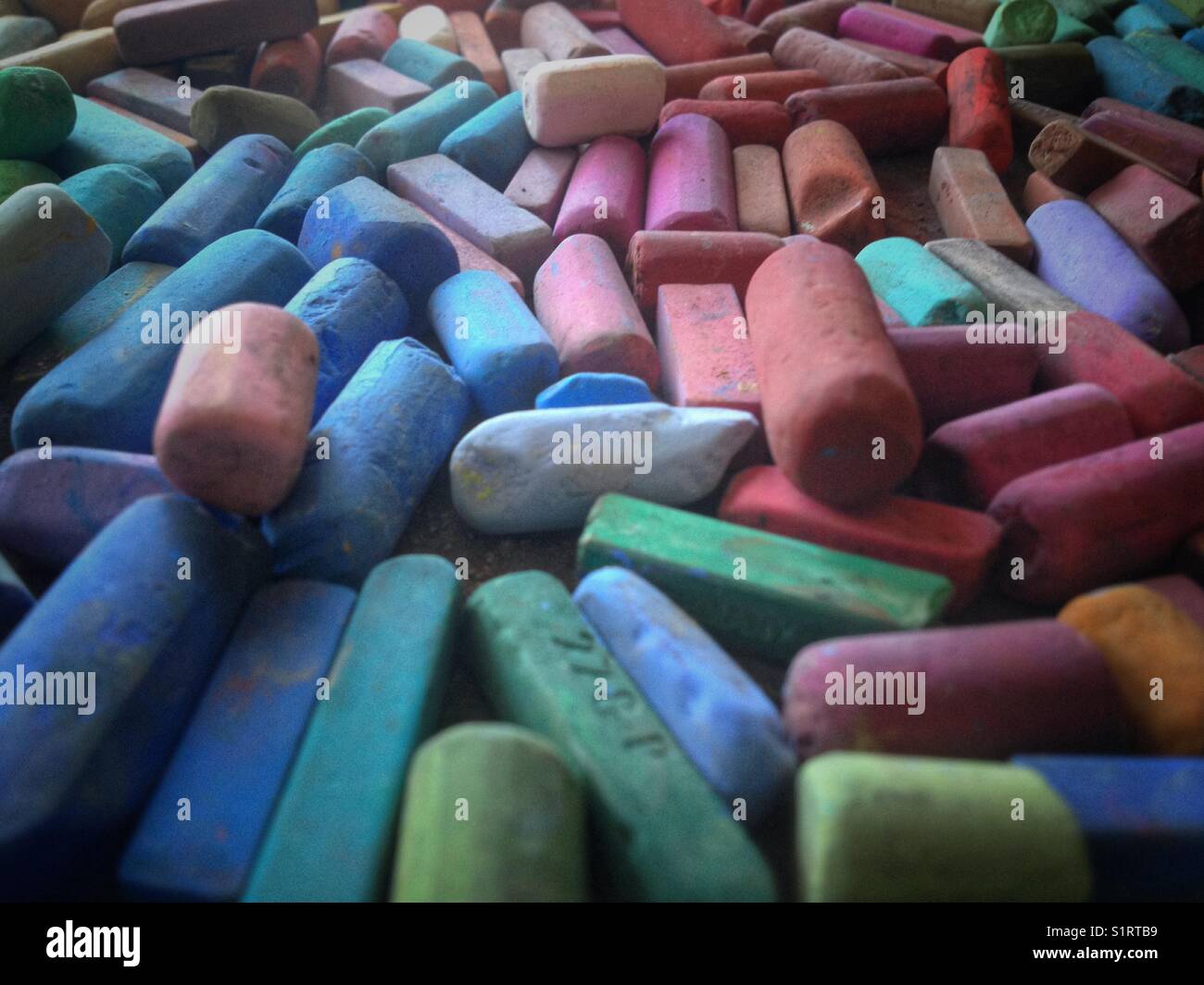 Pastel still life - Smartphone Captured Stock Image