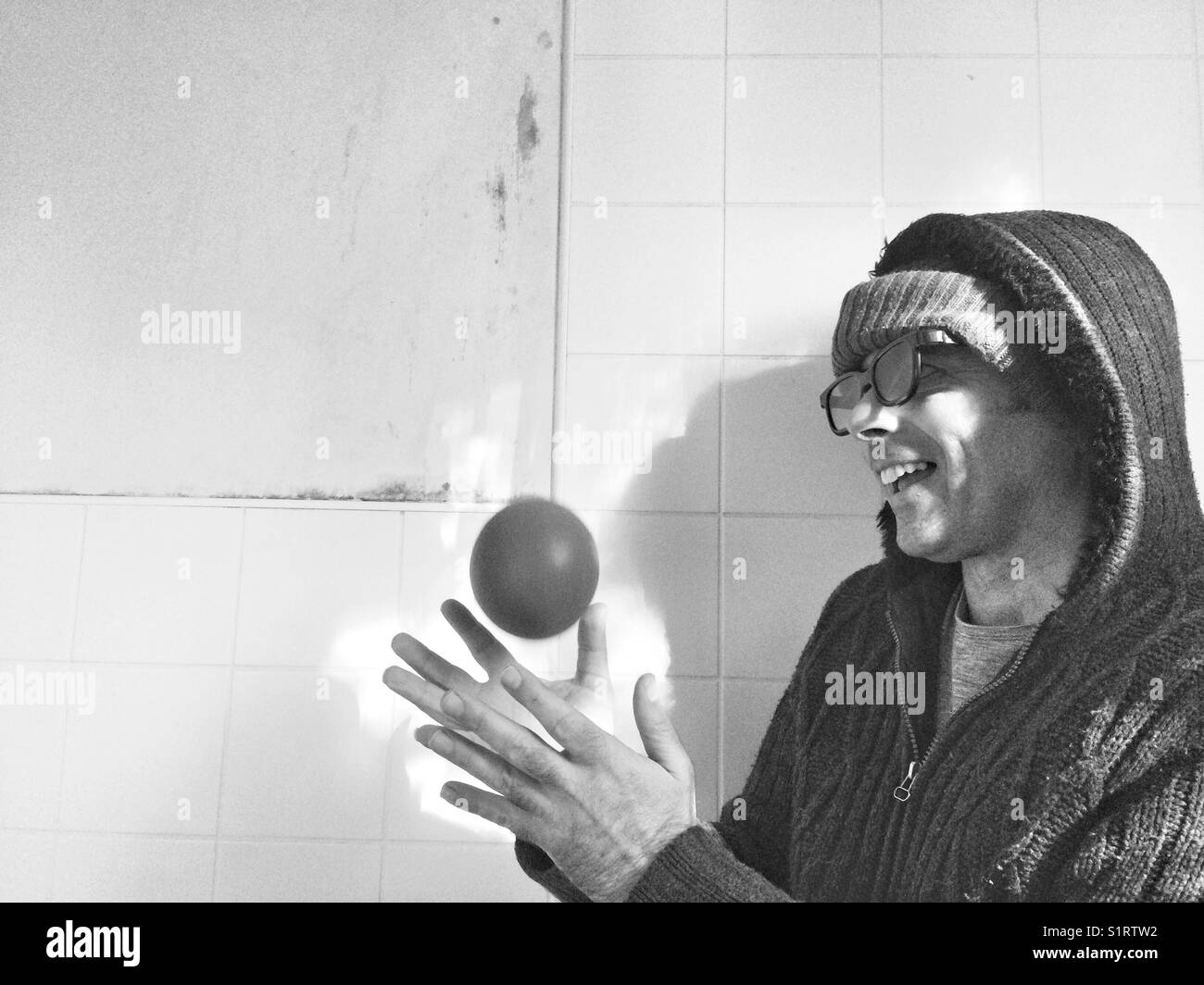 Self portrait - Smartphone Captured Stock Image