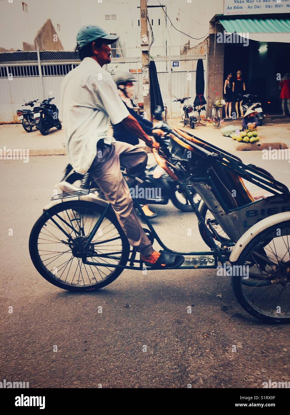 Local street market. - Smartphone Captured Stock Image