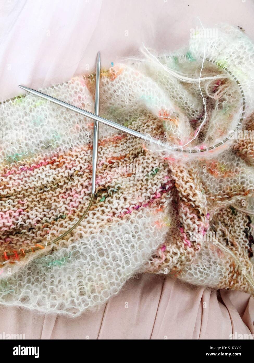 Knitting project hi-res stock photography and images - Alamy