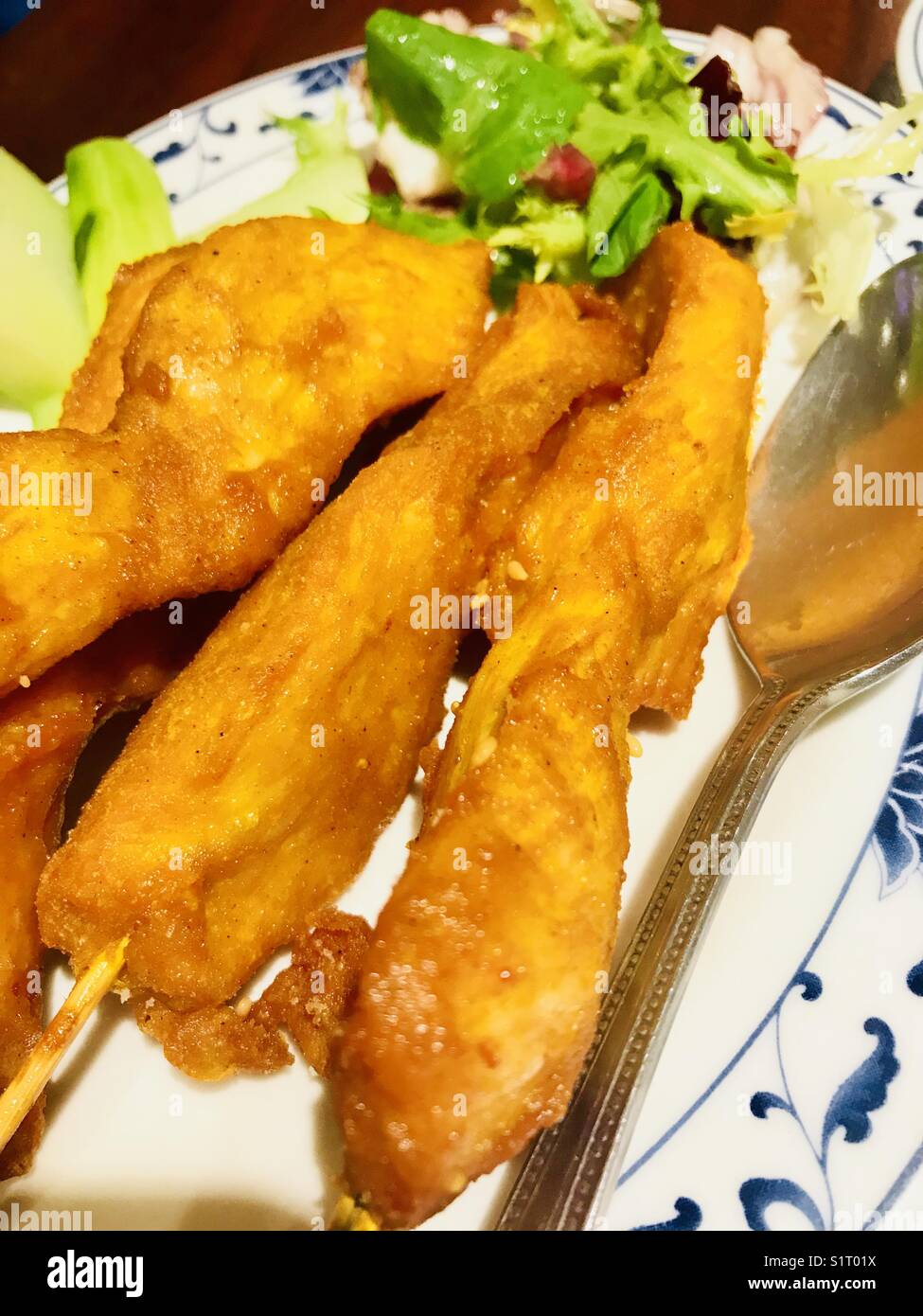 Chinese chicken satay Stock Photo Alamy