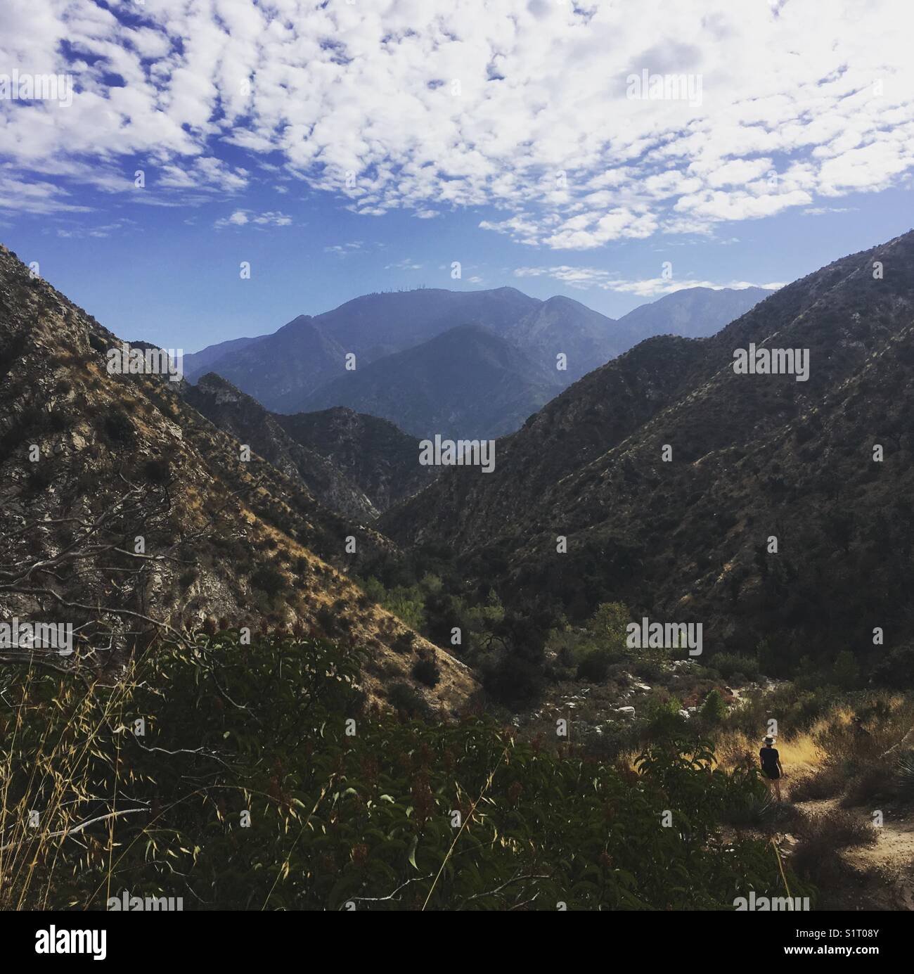 San Gabriel Mountains Stock Photo