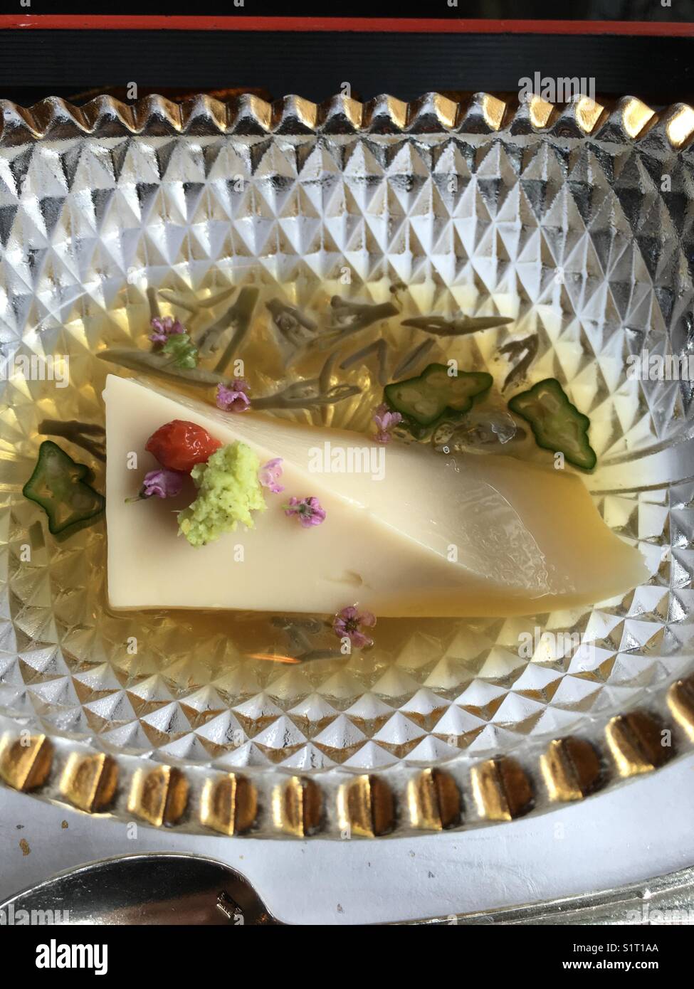 Beauty in bean curd Stock Photo Alamy