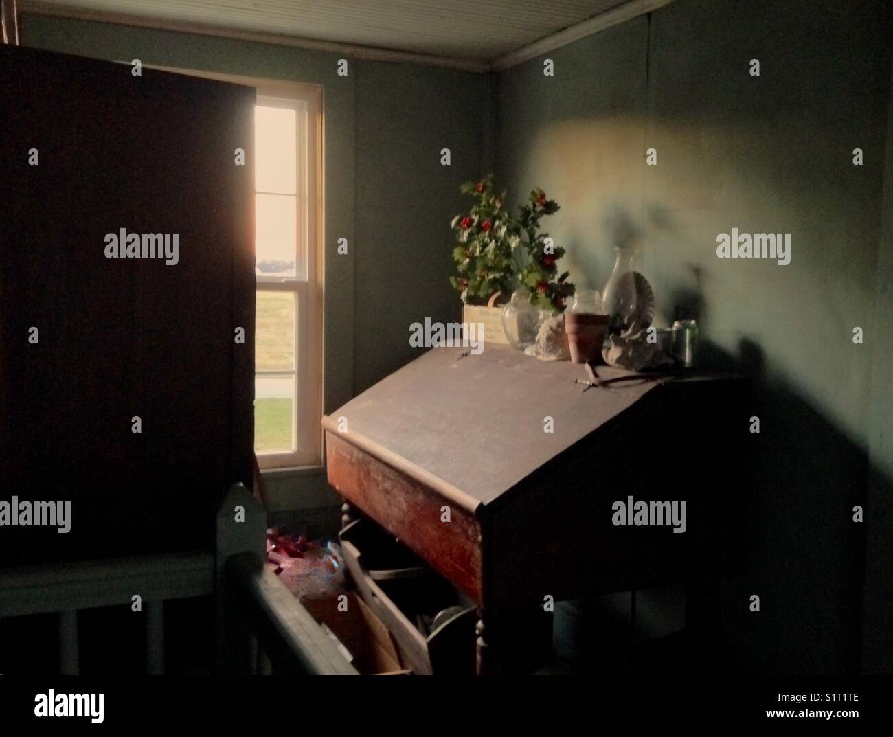 Old desk - Smartphone Captured Stock Image