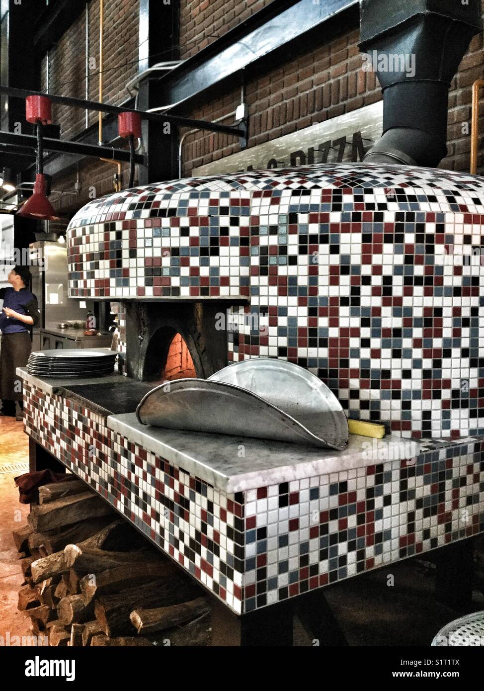 A Decorative Wood Burning Oven Stock Photo 310929610 Alamy