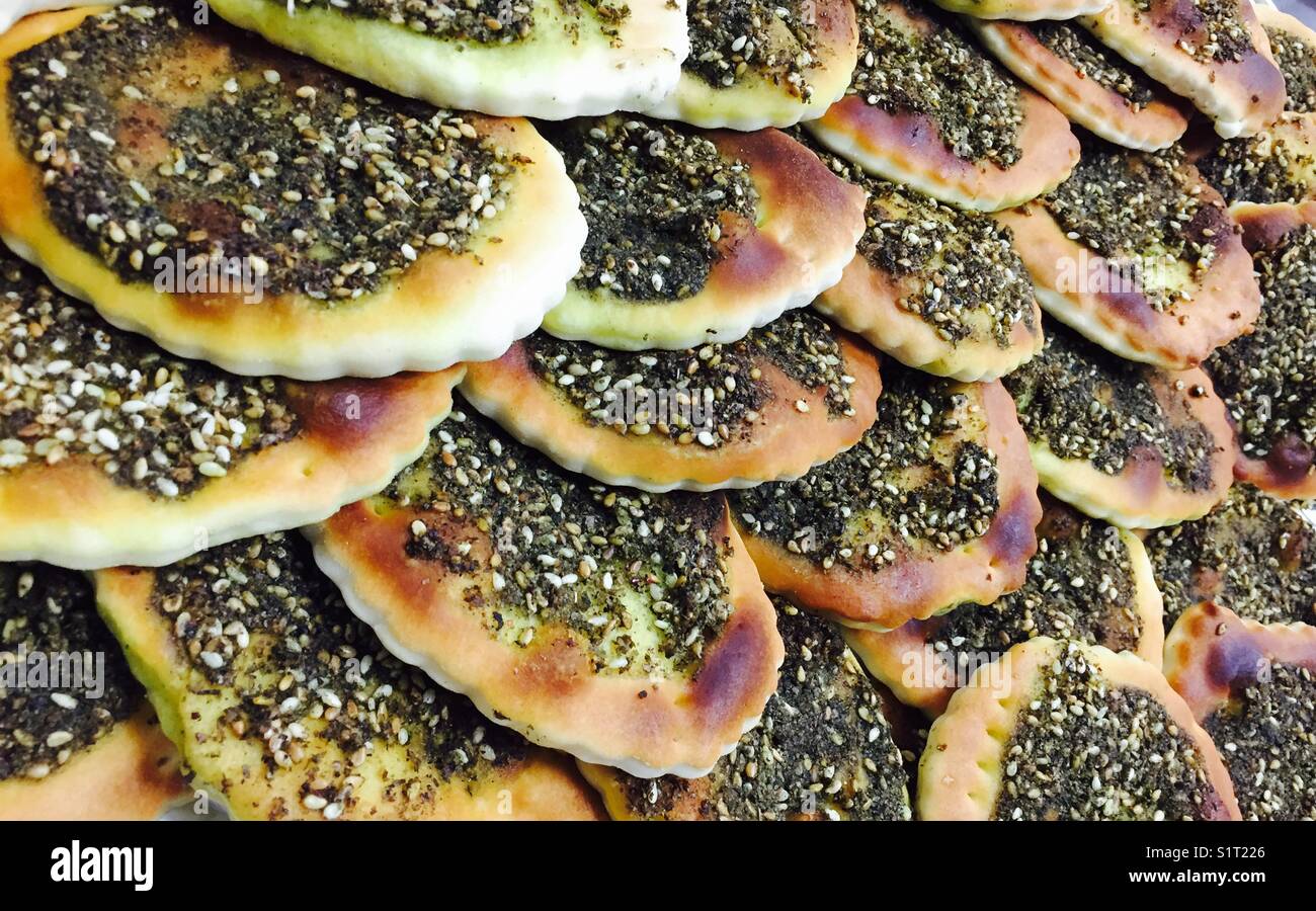 Arabian traditional food zatar Stock Photo Alamy