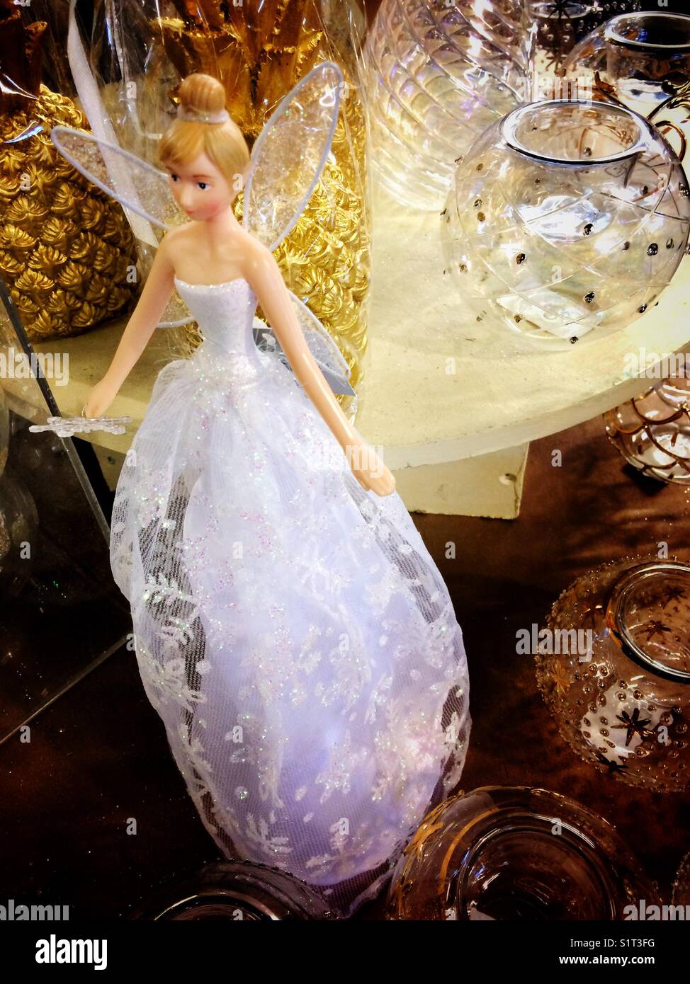Christmas fairy decoration - Smartphone Captured Stock Image