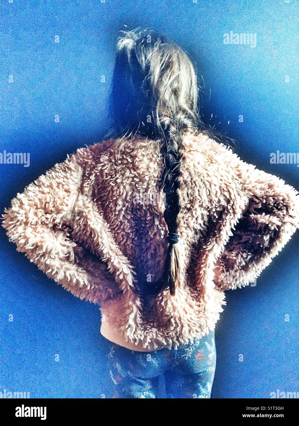 Fluffy jacket - Smartphone Captured Stock Image