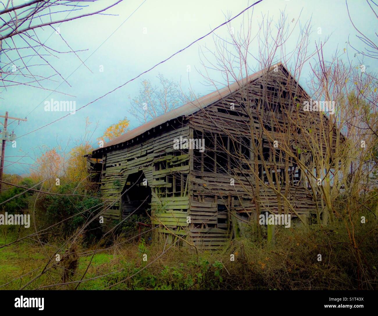 Americana barn - Smartphone Captured Stock Image