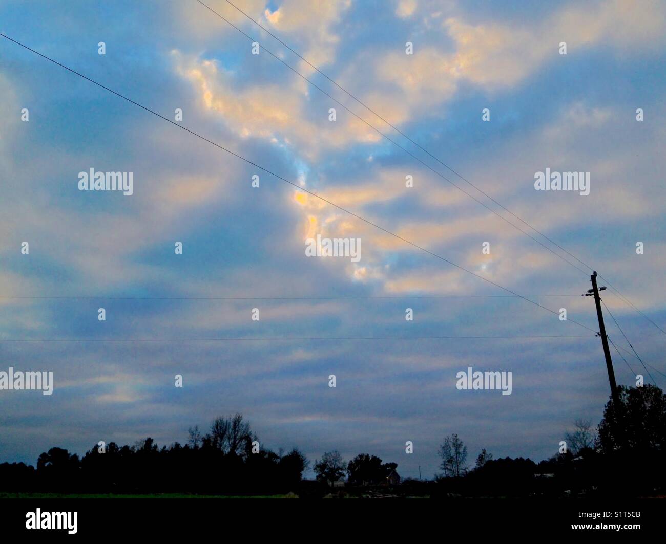 Cloud break - Smartphone Captured Stock Image