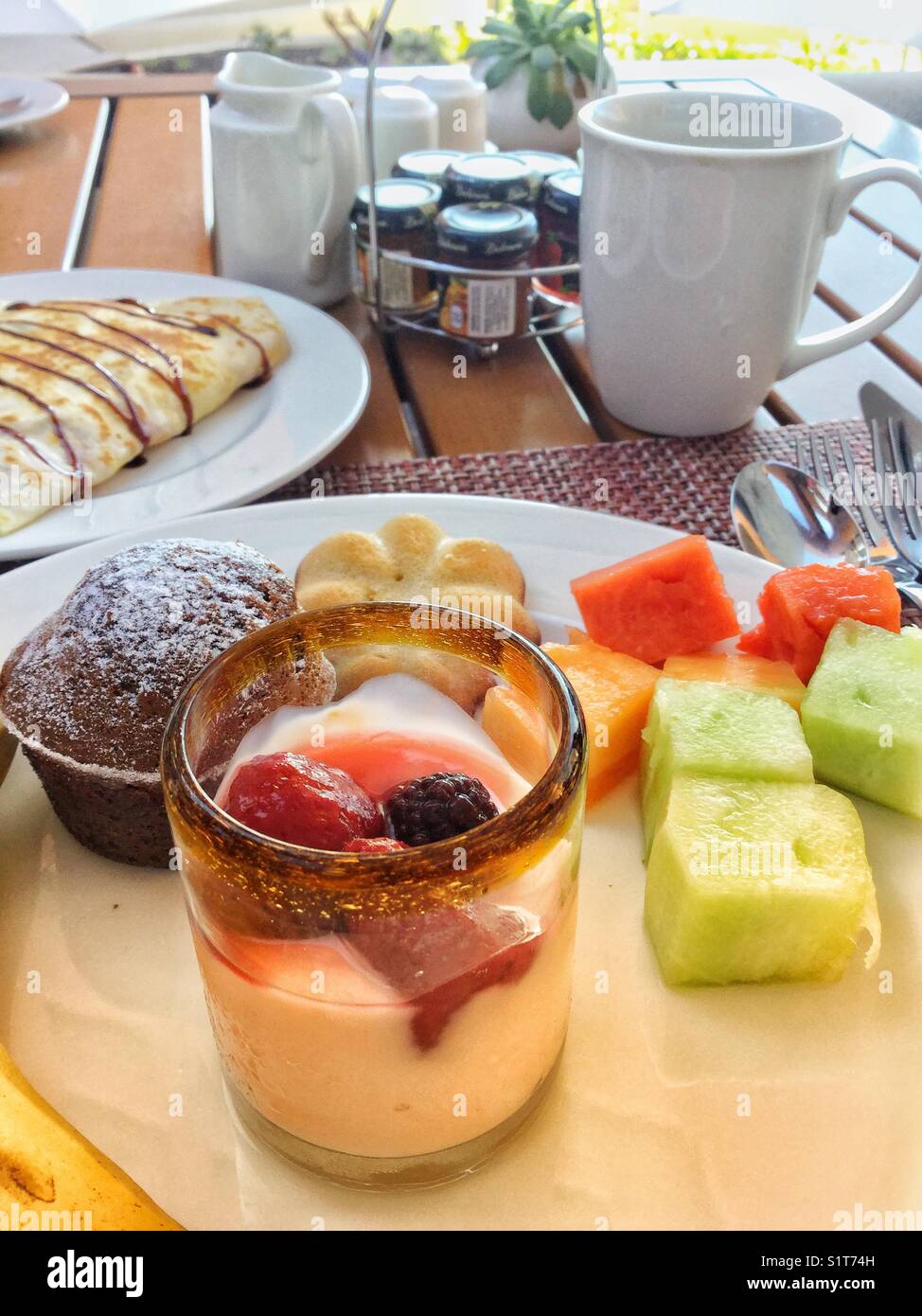 A healthy breakfast Stock Photo - Alamy