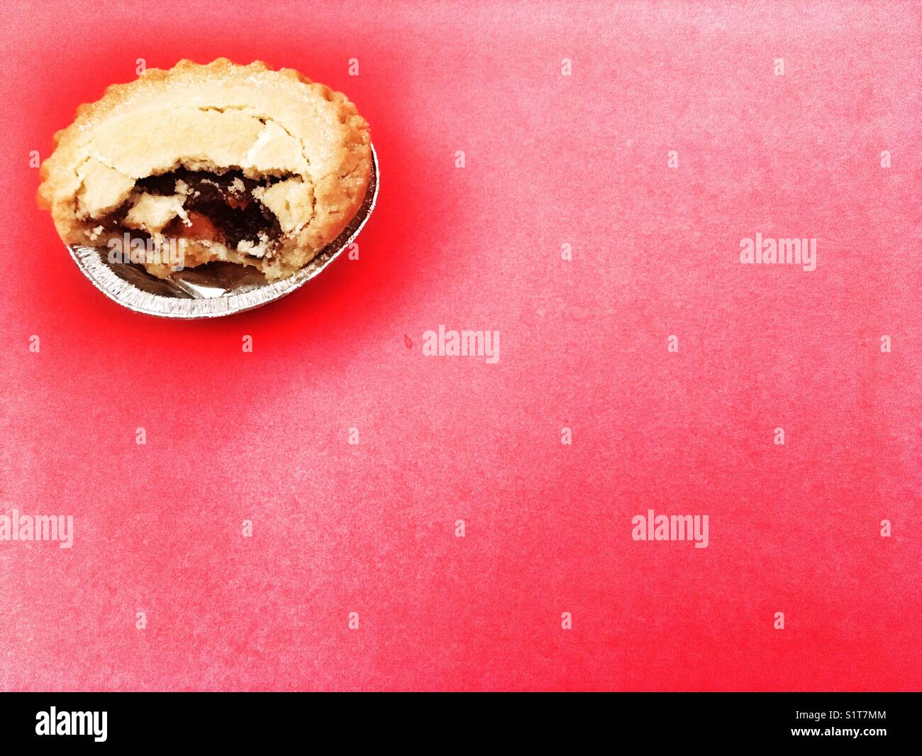 Mince pie - Smartphone Captured Stock Image