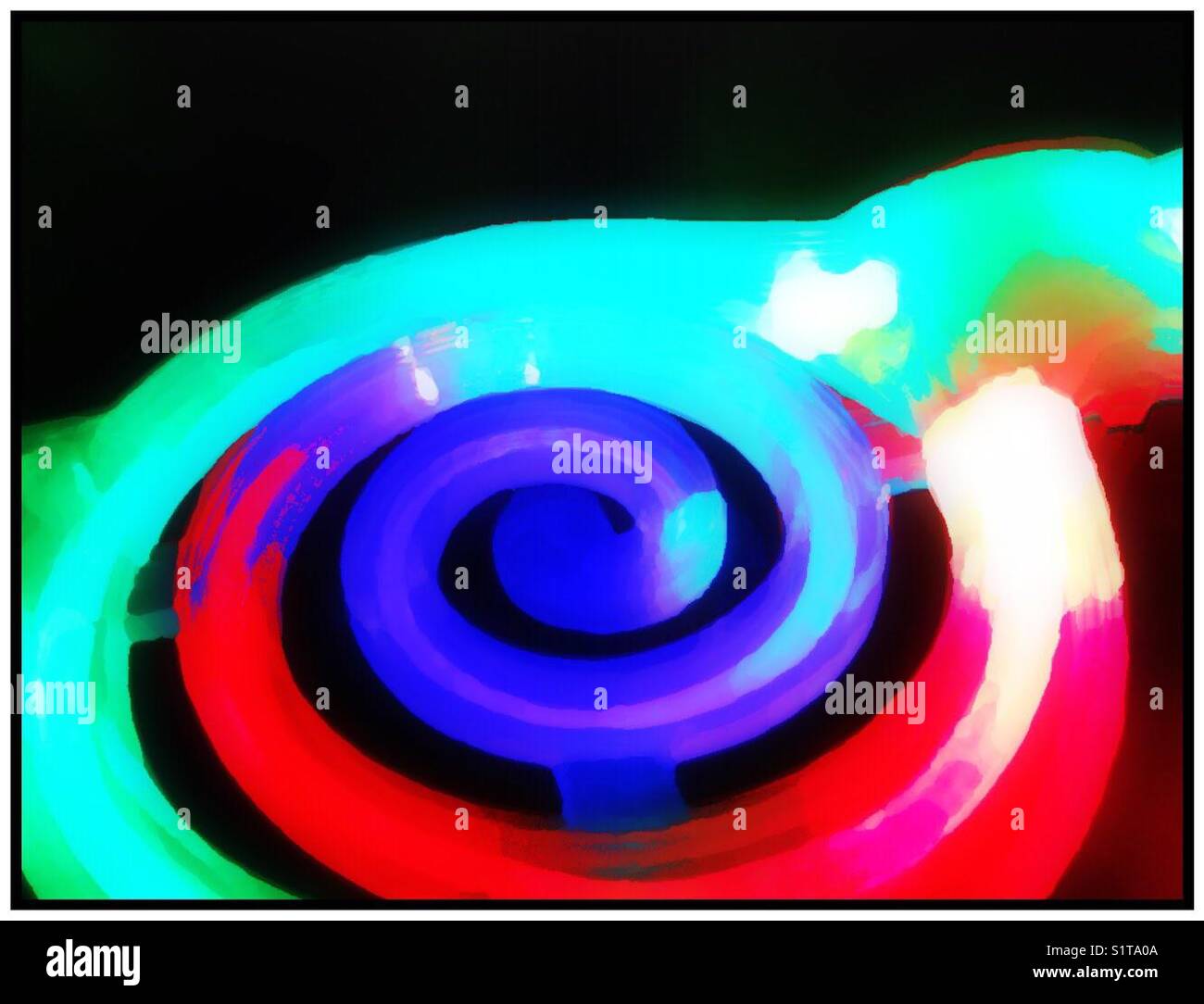 Swirl time spinning era whirlwind - Smartphone Captured Stock Image